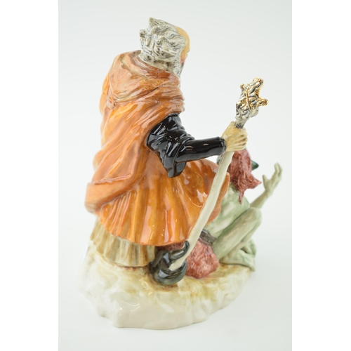 83 - Kevin Francis / Peggy Davis figure, 'Shakespeare Set' ' Prospero & Caliban' The Tempest, Artist Proo... 