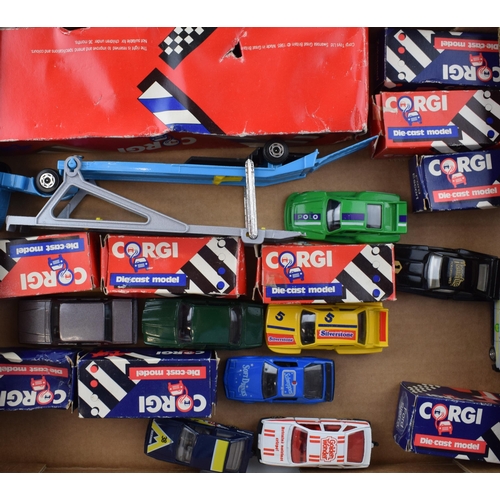 426 - A collection of boxed vintage Corgi die cast models to include 'Volvo Car Transporter', 'BMW M3 Raci... 