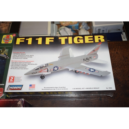 430 - A collection of boxed new old stock Airfix and similar model makers kits to include Airfix 'Four Str... 