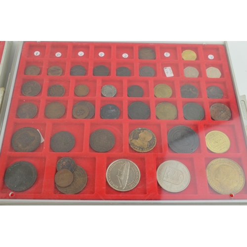 509 - An interesting and varied collection of coins, to include UK and foreign examples, such as a Tuppenc... 