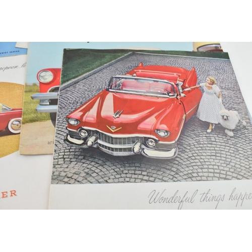 365 - A collection of vintage American motor car advertising / sales brochures to include '1948 Studerbake... 