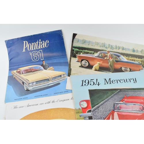 365 - A collection of vintage American motor car advertising / sales brochures to include '1948 Studerbake... 