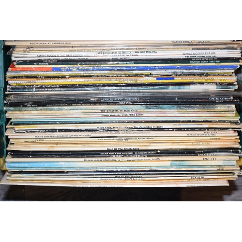 368 - A large collection of vinyl album records including Tammy wynette, Peggy Lee, Dolly Parton etc in th... 