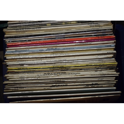 368 - A large collection of vinyl album records including Tammy wynette, Peggy Lee, Dolly Parton etc in th... 