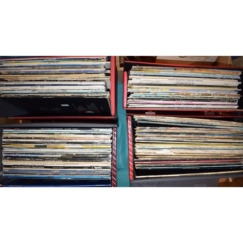 369 - A large collection of vinyl albums including records by Pink Floyd, jimi Hendrix, roxy music etc