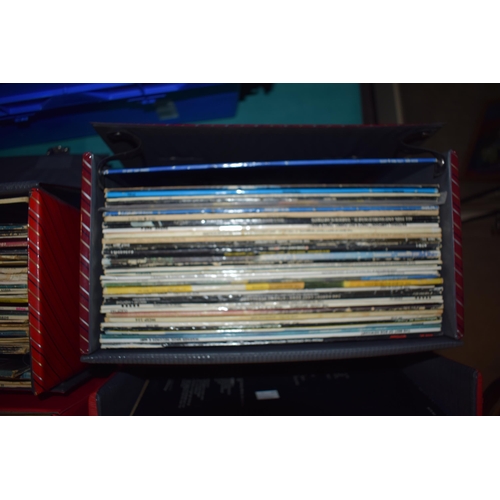 369 - A large collection of vinyl albums including records by Pink Floyd, jimi Hendrix, roxy music etc