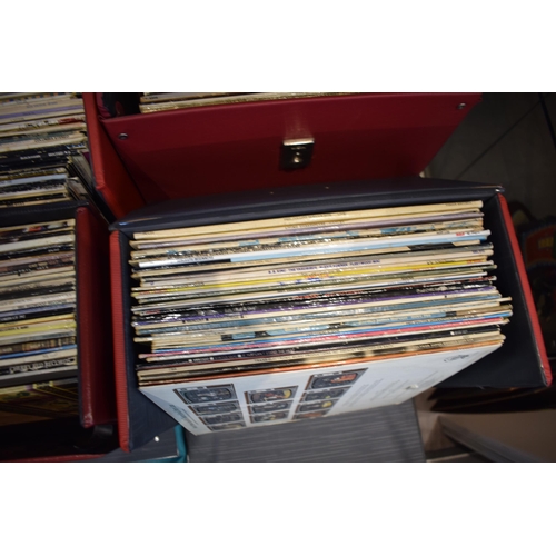 370 - A large quantity of vinyl albums including records by little Richard, Jerry Lee Lewis, Bill Haley, J... 