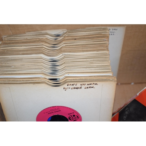 371 - A large collection of 7 inch vinyl Singles including records by the Rolling Stones, Eric Burdon & th... 