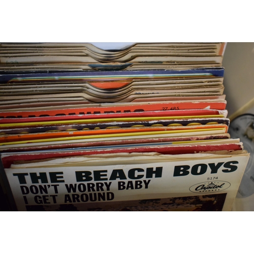 371 - A large collection of 7 inch vinyl Singles including records by the Rolling Stones, Eric Burdon & th... 