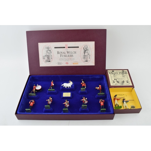 412 - W Britain 'The Royal Welch Fusiliers' limited edition 10 piece boxed set. Cat No. 5191 together with... 