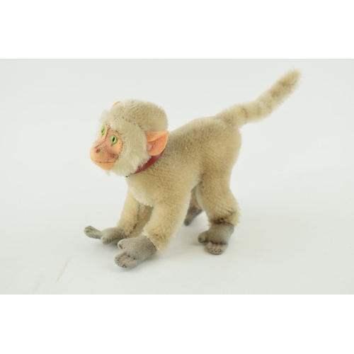 418 - Steiff Coco Chimp, circa 1950s, raised tail, 16.5cm long.