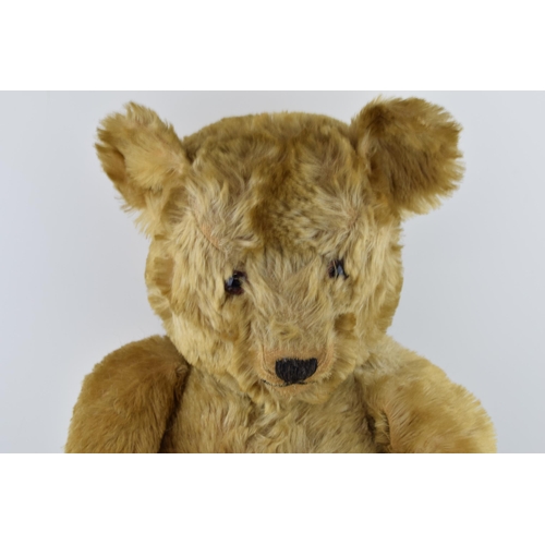 422 - Chiltern Hugmee (believed) Early to mid 20th century teddy bear, with voice box (not working), 58cm ... 