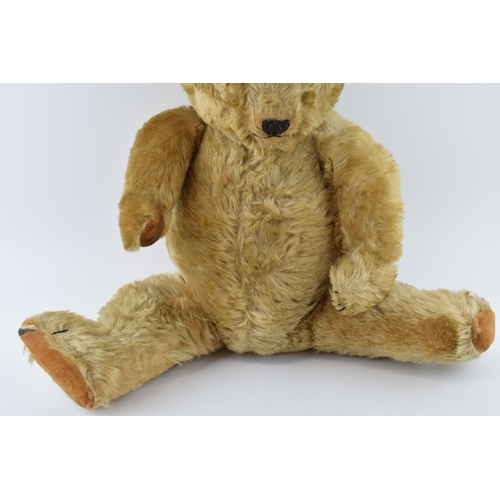 422 - Chiltern Hugmee (believed) Early to mid 20th century teddy bear, with voice box (not working), 58cm ... 