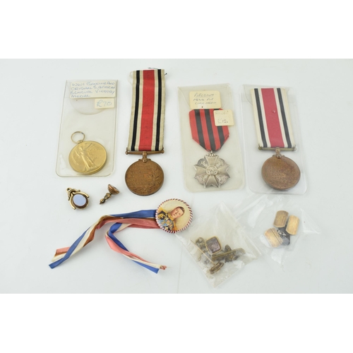 449 - A collection of medals to include WWI Victory Medal, silver Belgium Medal for Civic Merit, Special C... 