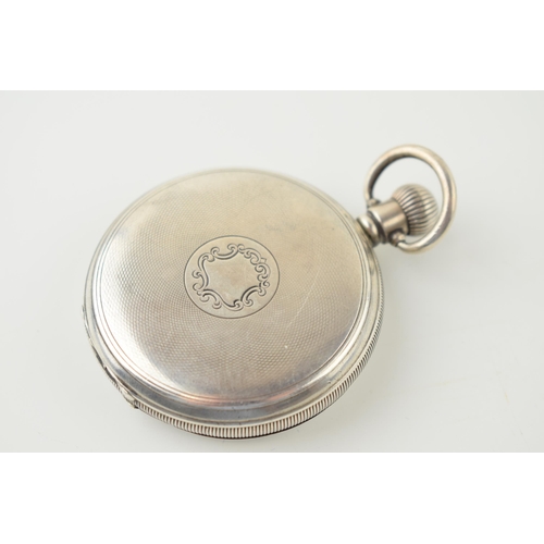 479 - Hallmarked silver full hunter pocket watch, Birmingham hallmark, working order.