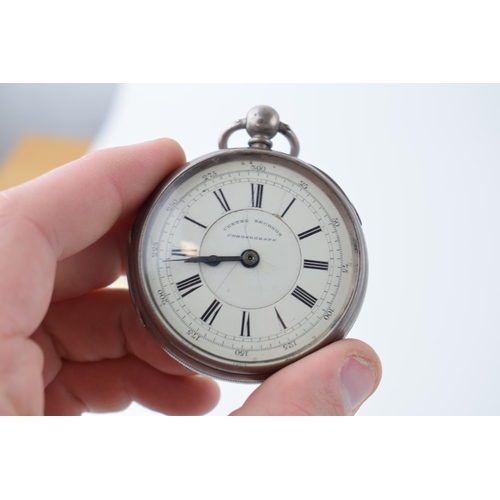 487 - Silver pocket watches to include a full hunter pocket watch, Herdomas Patent, enamel dial, with a 'C... 