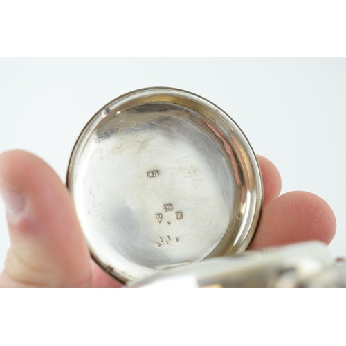 488 - Hallmarked silver 'Express English Lever' J G Graves pocket watch, in plated pair case, with a silve... 