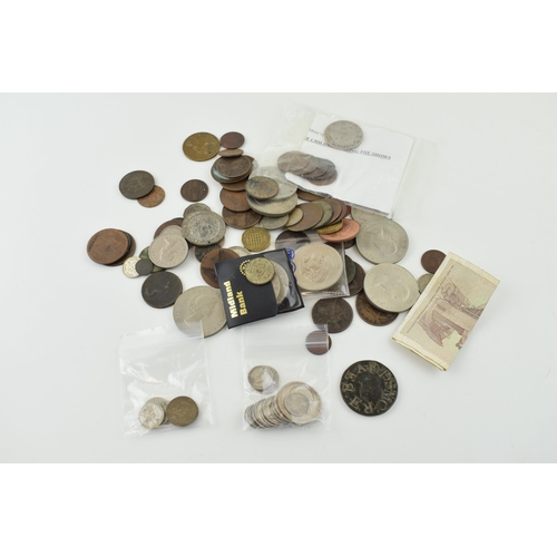 510 - Pre-decimal coinage to include silver pre-1920 coins, 48.4g, 1920-1946 coins, 17g, with a Beardsmore... 