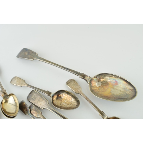 531 - Silver plated cutlery to include a basting spoon and others (Qty).