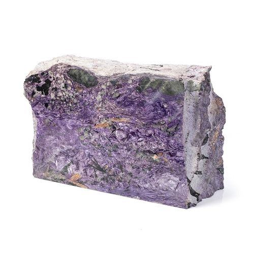 86 - Charoite: A rather large and historic specimen of Charoite, a block of Russian charoite with natural... 