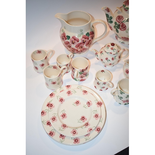 150 - Emma Bridgewater Pottery to include Carnation Pinks and Pink Pansy patterns along with Tiny Pink Ros... 