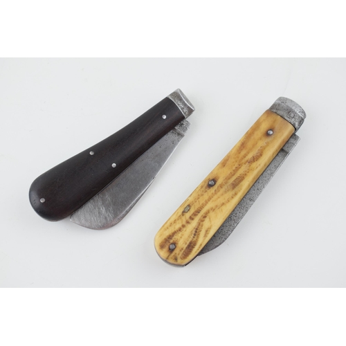 28 - An early c20th Joseph Rodgers & Sons, Sheffield rosewood handle pruning folding pocket knife pruner ... 