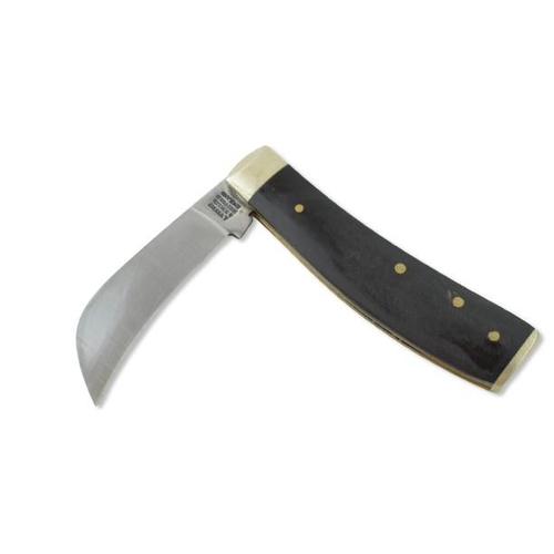 31 - An A Wright & Son Ltd, Sheffield flat cap bone handle pruner folding pocket pruning knife