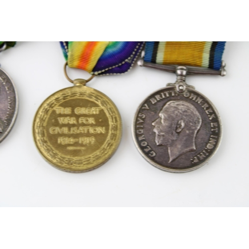 70 - Set of four WWI medals to include the 1914-15 Star, Great War medal, Territoiral Force Efficiency me... 