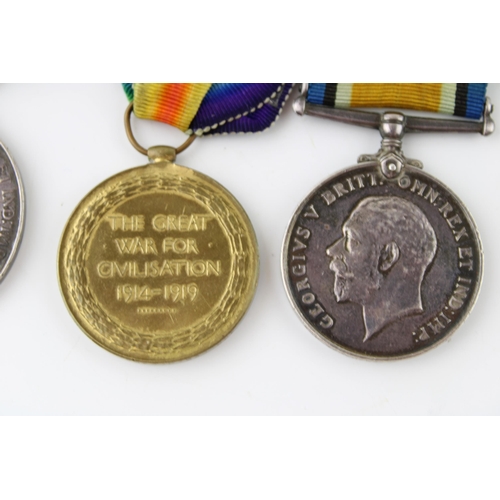 70 - Set of four WWI medals to include the 1914-15 Star, Great War medal, Territoiral Force Efficiency me... 