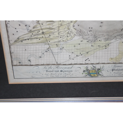 94 - Constellation of Pegasus Engraving from John Bevis Uranographia Britannica c1750 English Celestial S... 