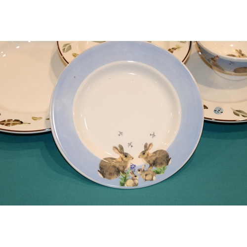 148 - Emma Bridgewater Pottery to include an Egg & Feather six pint jug (handle af), plates and mugs, a Bl... 