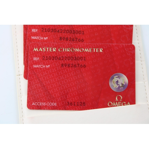 235 - A gentleman`s Omega Seamaster Diver 300 REF 21030422003001Calibre No. 8800 Watch No. 89826766. 2019.... 