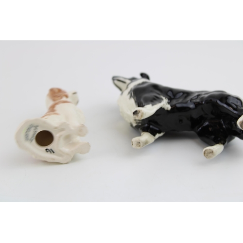 17 - Beswick small dogs to include a Border Collie and a King Charles Spaniel (2).