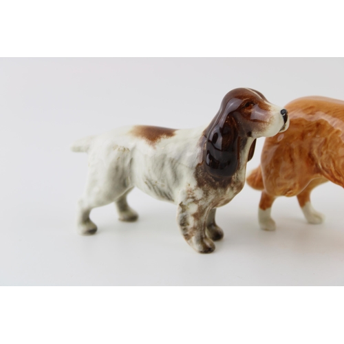 30 - Two Beswick small dogs to include a Spaniel and a Rough Collie (2).