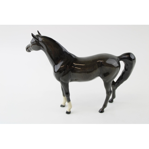 9 - Beswick Charcoal Xayal horse.