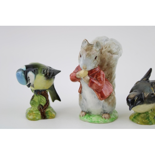 61 - Beswick to include Beatrix Potter figures such as Timmy Tiptoes (gold backstamp), Foxy Whiskered Gen... 