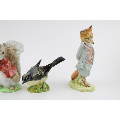 61 - Beswick to include Beatrix Potter figures such as Timmy Tiptoes (gold backstamp), Foxy Whiskered Gen... 