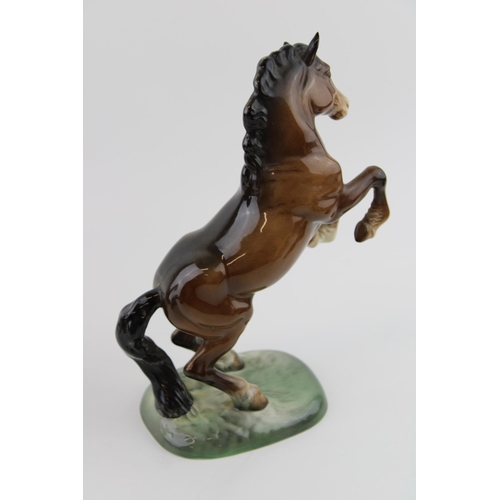 95 - Beswick Rearing Welsh Cob 1014 with attached tail.