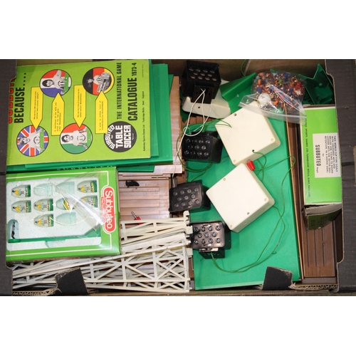 63 - A collection of vintage Subbuteo Table Soccer games and accessories to include Continental Club Edit... 