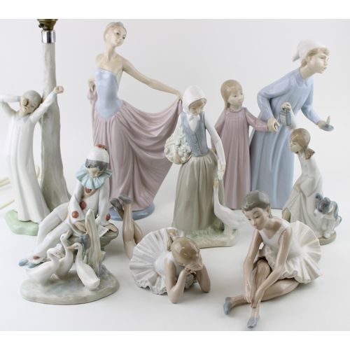 71 - A collection of Lladro and Nao figures. (Qty)