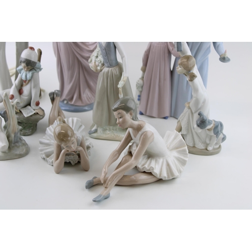 71 - A collection of Lladro and Nao figures. (Qty)