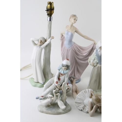 71 - A collection of Lladro and Nao figures. (Qty)