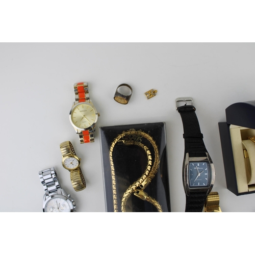 100 - A collection of vintage and modern ladies and gentleman's watches to include Henley, Ben Sherman and... 