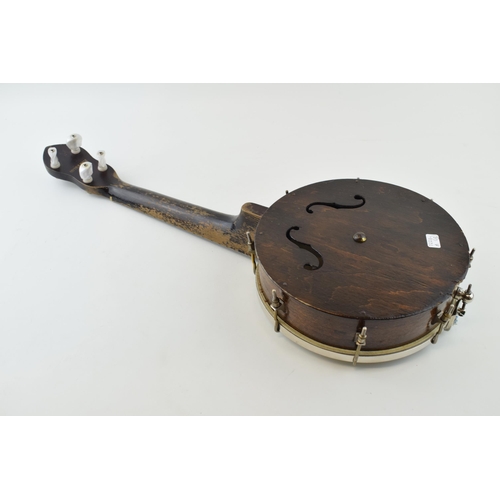 229 - A vintage Banjolele / Ukulele by George Formby, 'British made' 56cm.