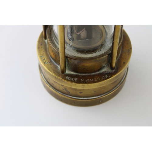 127 - A vintage miners lamp E. Thomas & Williams Ltd Cambrian No. 191547 Aberdare. Made in Wales. Height 2... 