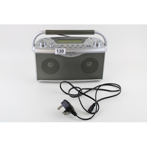 130 - A Roberts DAB digital radio. Height 17cm.