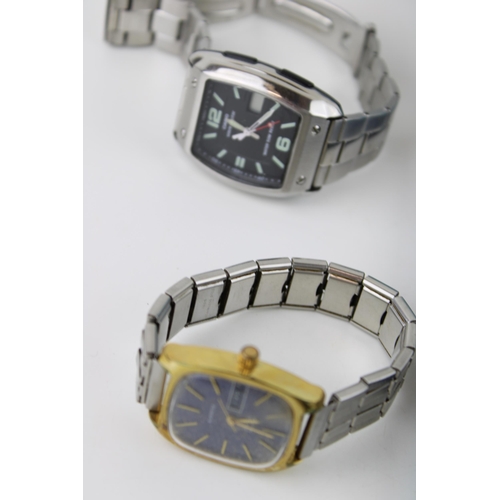 164 - A collection of vintage watches and silver plated items to include Everite Automatic Swiss Made gent... 