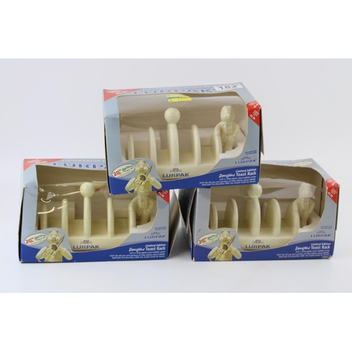 182 - Three 'Lurpak' advertising collectable ceramic toast racks in original packaging, Limited editions. ... 