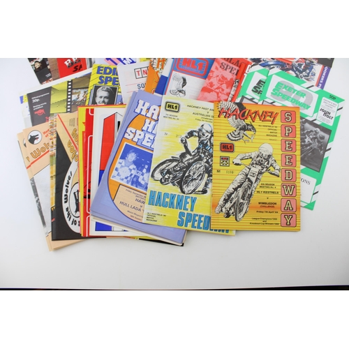 187 - A mixed collection of Speedway Programmes 'Racer's Match Magazine' c1980s Belle Vue and Essex Arena ... 