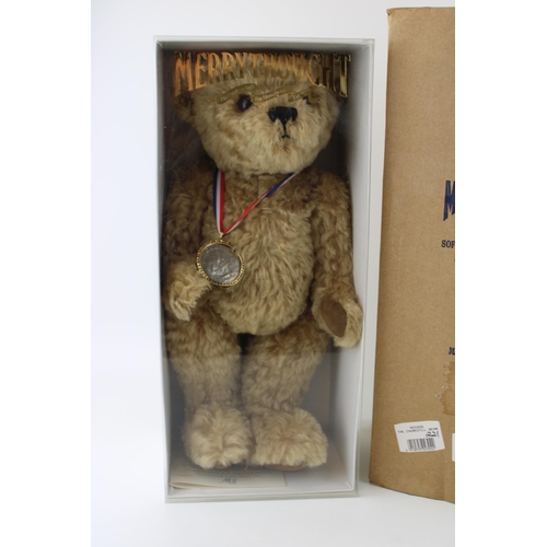 209 - Boxed Merrythought 'The Churchill Bear' with medallion.